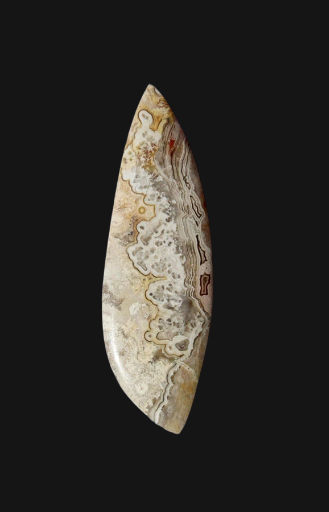 Large Cream Laguna Lace Agate 