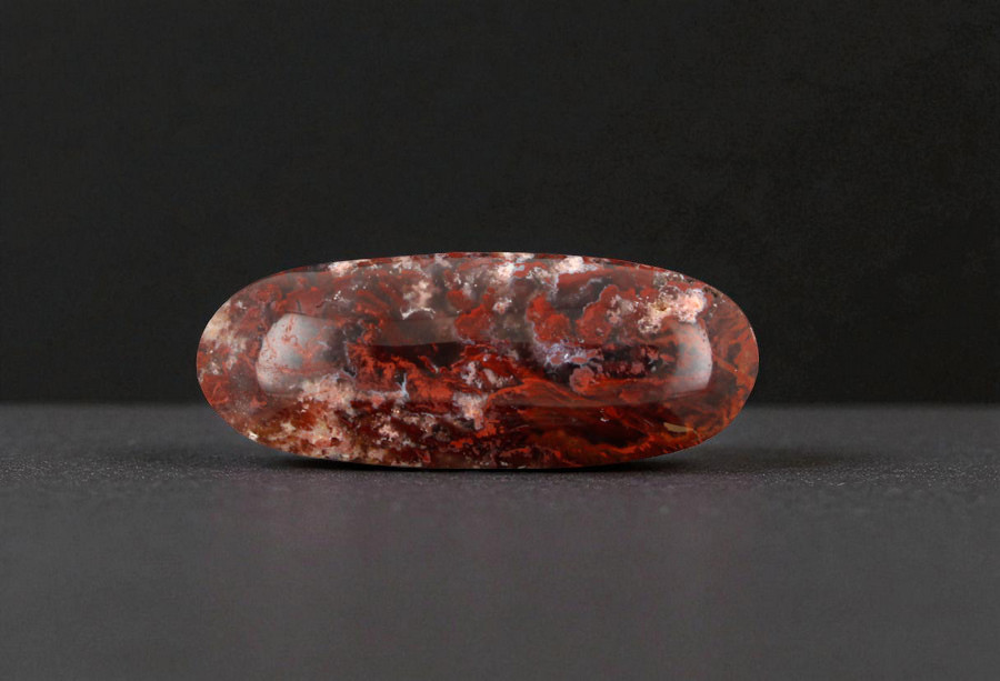 Carey Plume  Agate cabochon