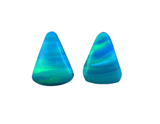 Aurora  Opal cabochons matched pair 