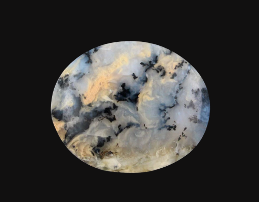 Indonesian River Plume Agate