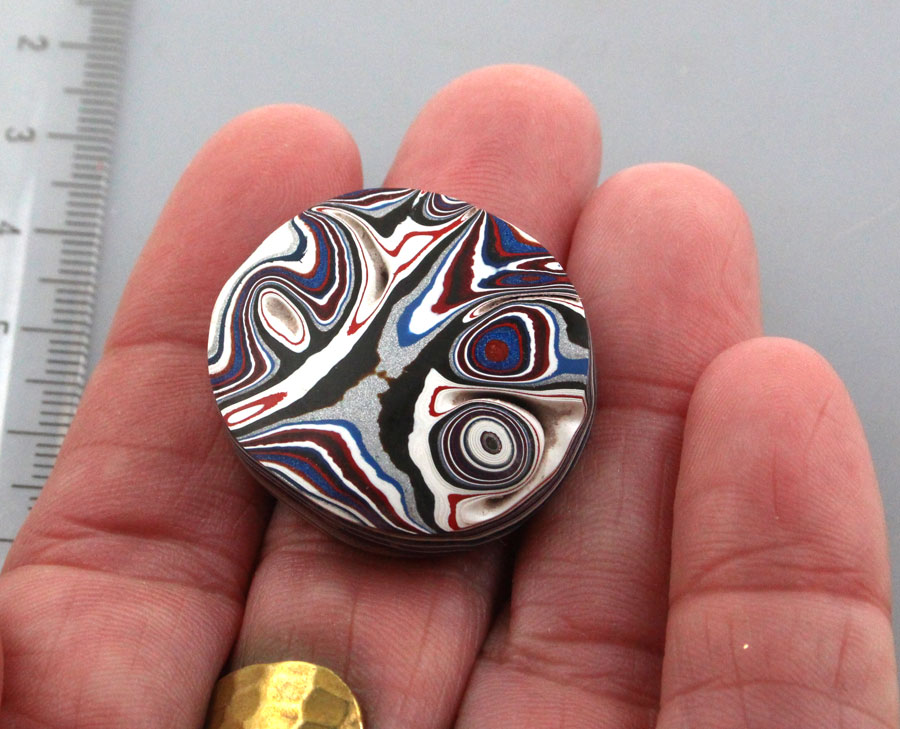  Sculpted top hand cut Kenworth Fordite