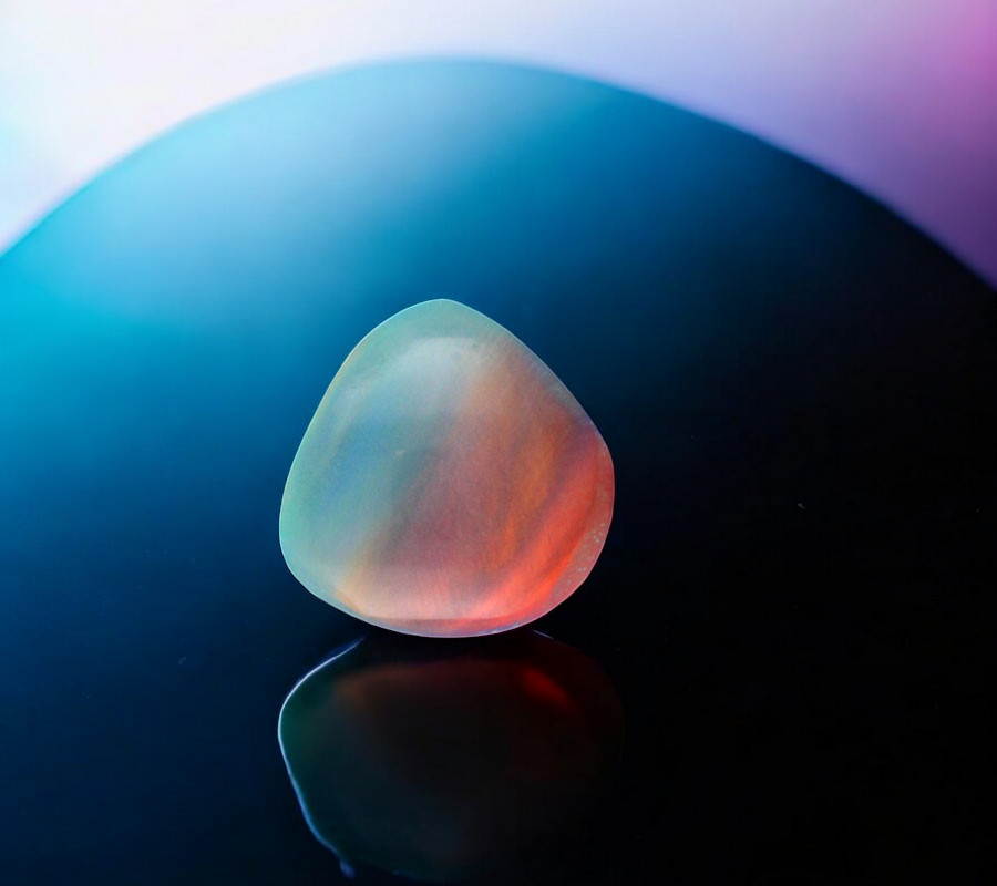 Aurora Opal cabochon