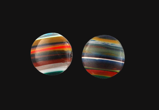 Surfite matched pair of cabochons