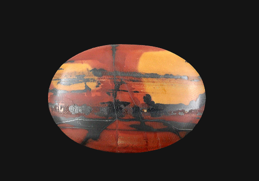 Indian Paint Stone cabochon