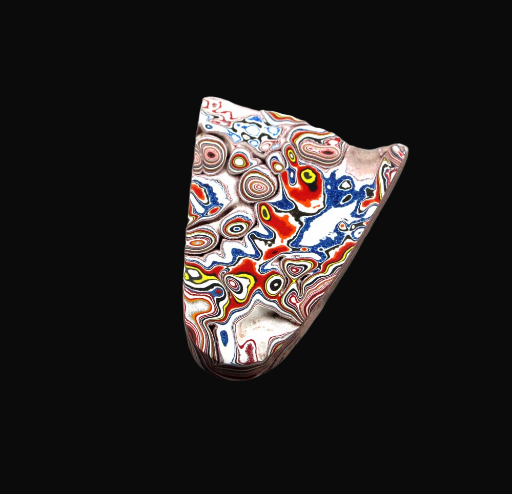  Sculpted hand cut Kenworth Fordite