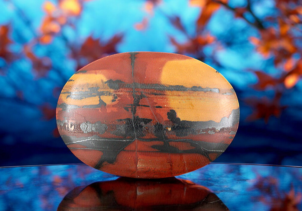 Indian Paint Stone cabochon