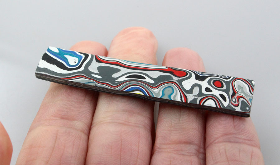 Big flat dome Metallic Blue Jeep Fordite 