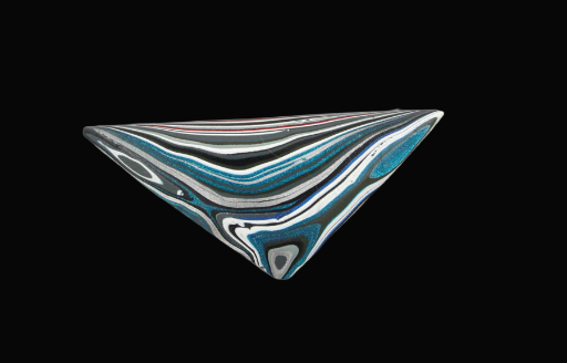 Metallic  Hand Cut Jeep Fordite 