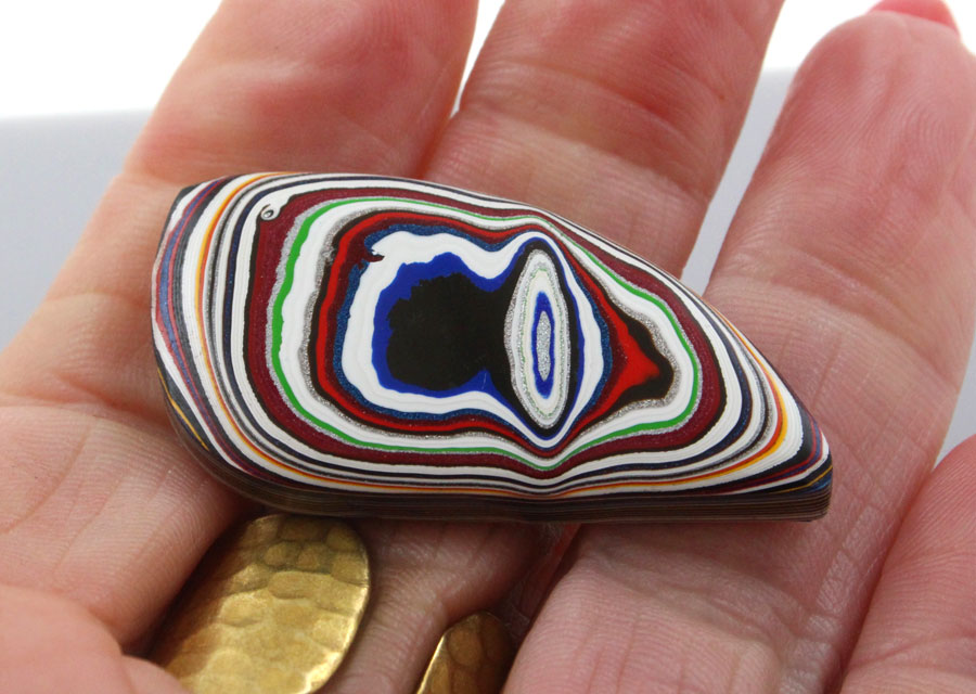 large   Hand Cut Jeep Fordite 