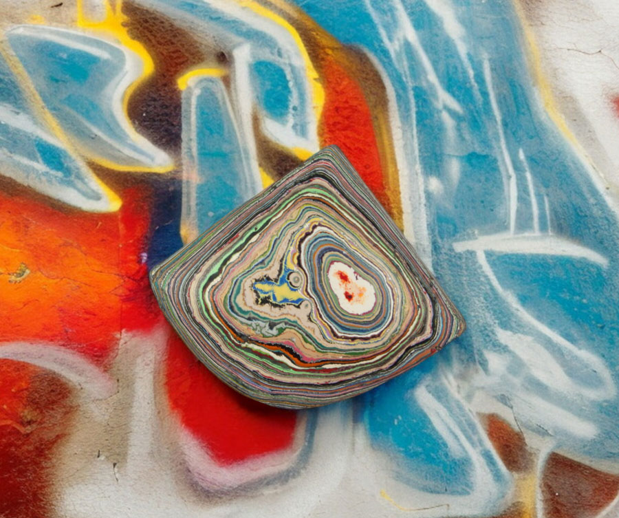 Graffiti Wall Cabochon