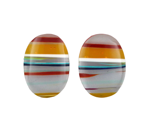 Surfite matched pair of cabochons