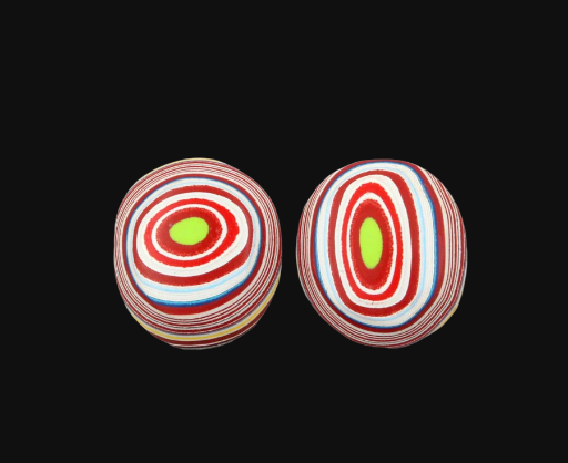Fordite kenworth Pair of cabochons