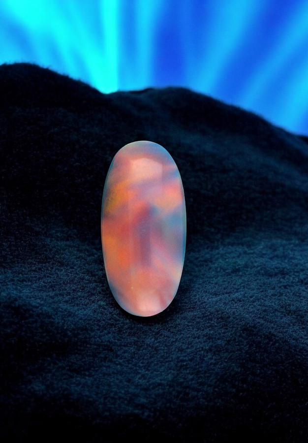 Aurora Opal cabochon