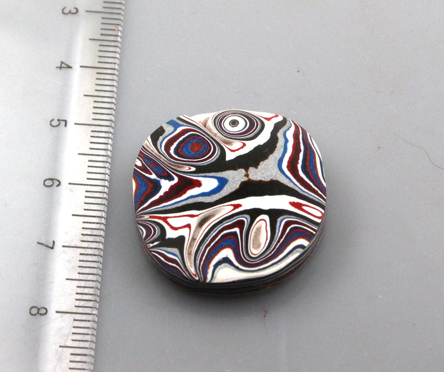  Sculpted top hand cut Kenworth Fordite