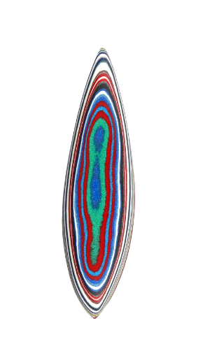  Huge metallic Hand Cut kenworth  Fordite 