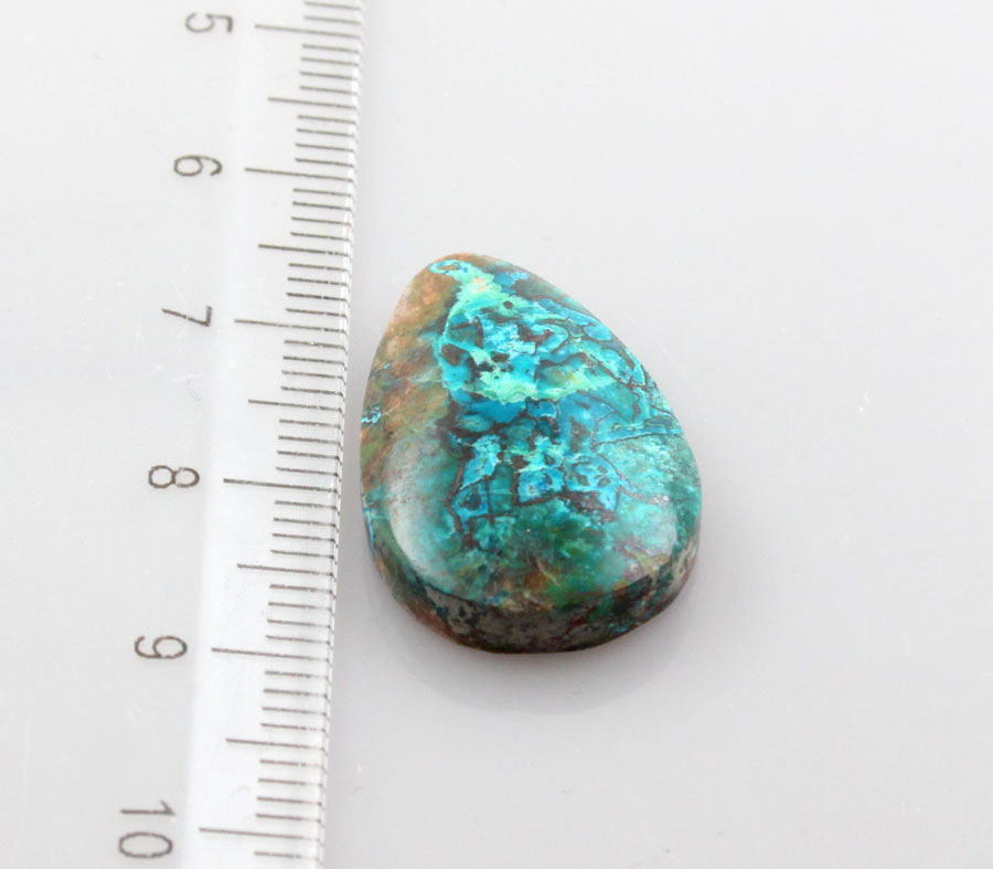 Peruvian Chrysocolla cabochon