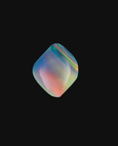 Aurora Opal cabochon