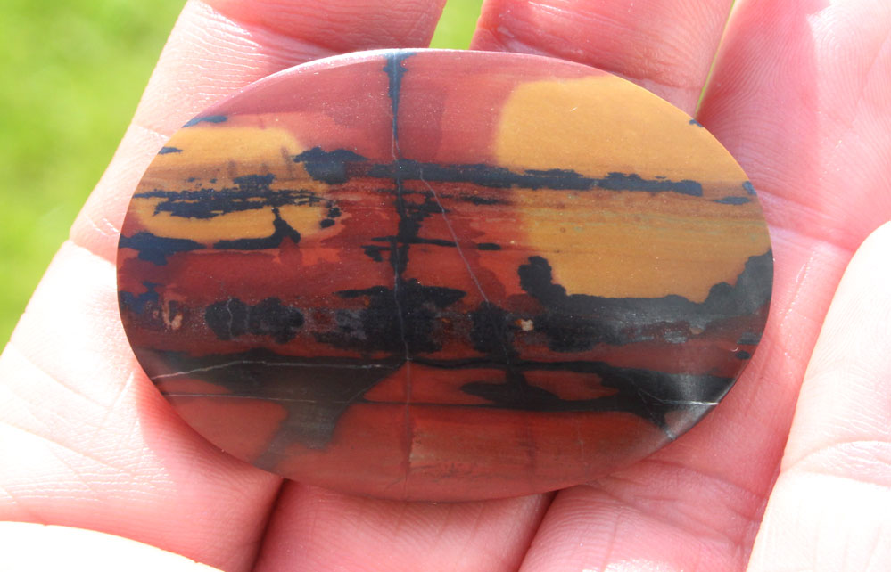 Indian Paint Stone cabochon