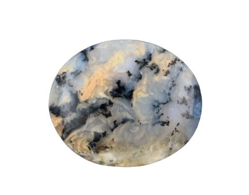 Indonesian River Plume Agate