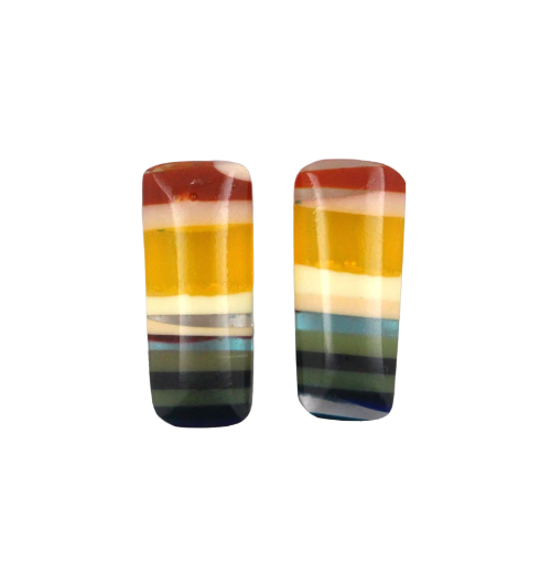 Surfite matched pair of cabochons