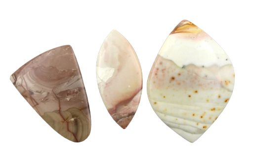 Sale bundle set of 3 Willow Creek Fine Jasper cabochon's 