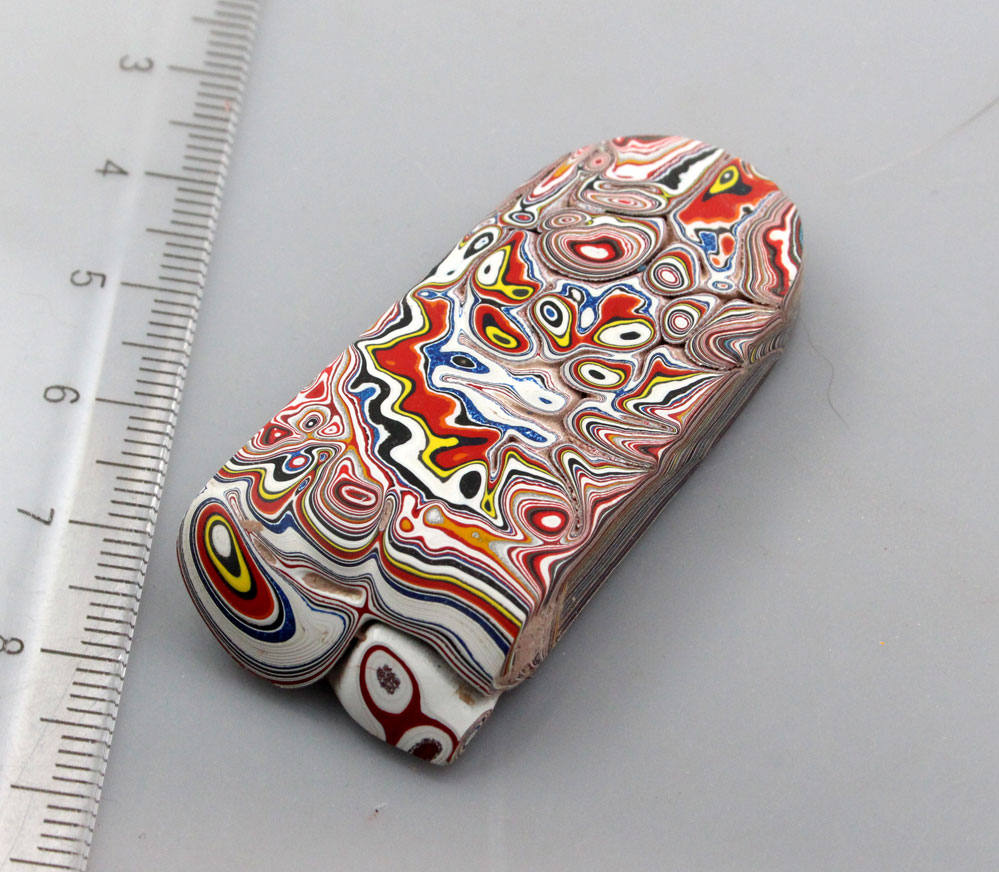 Huge Sculpted hand cut Kenworth Fordite