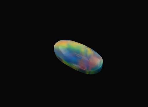 Aurora Opal cabochon
