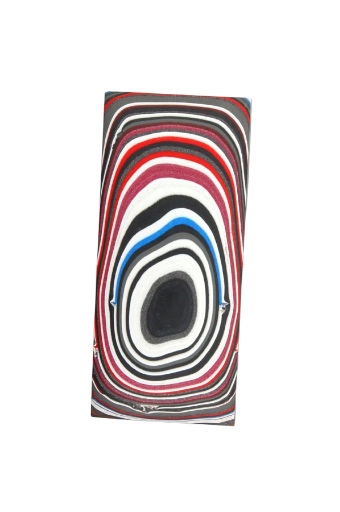 Huge Hand Cut Metallic Blue Jeep Fordite 