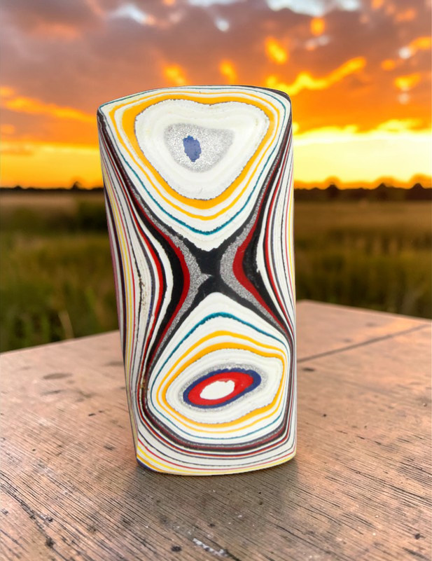 Hand Cut Jeep Fordite 
