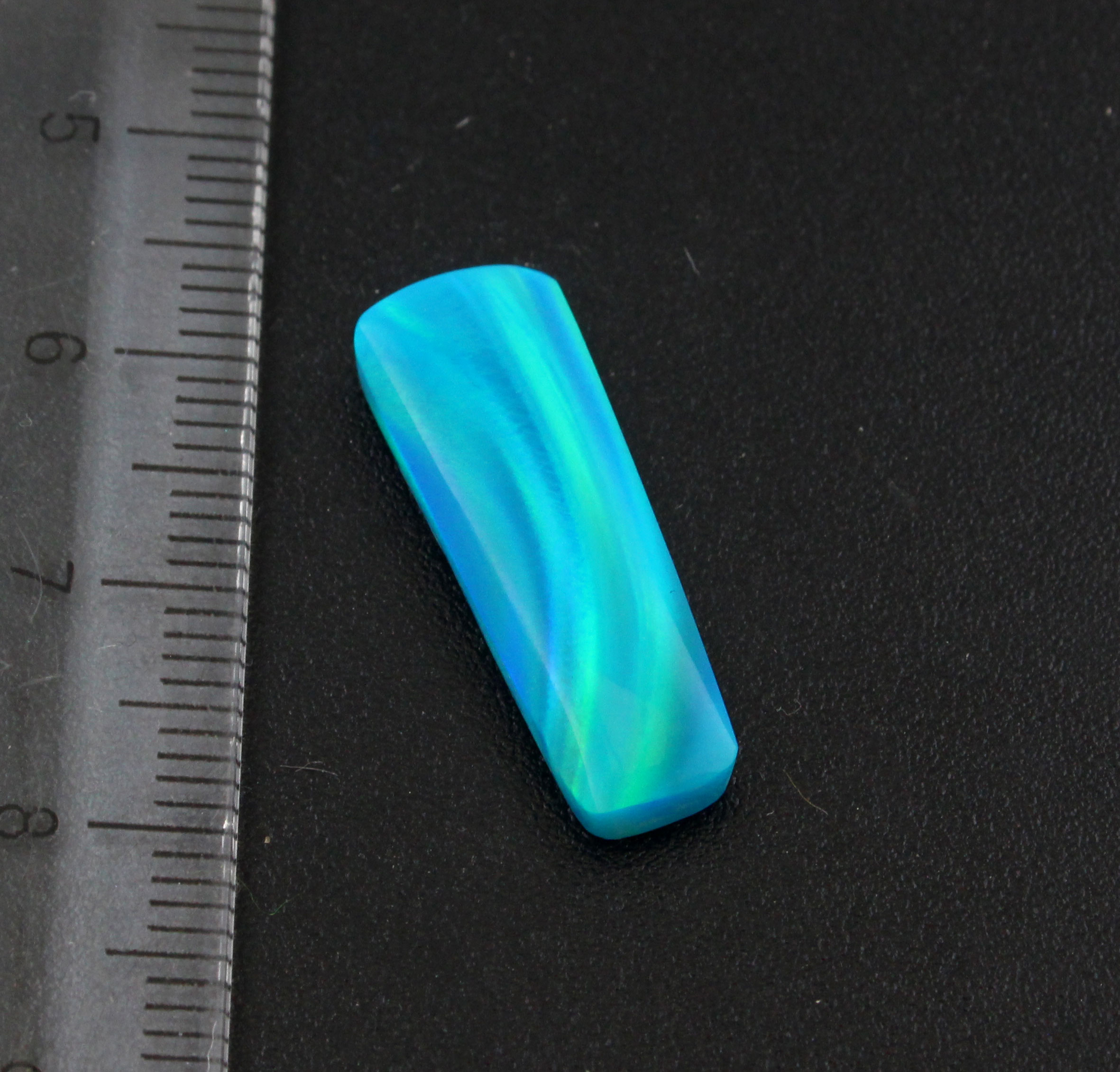 large Aurora Opal cabochon