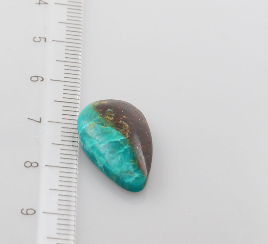 Peruvian Chrysocolla cabochon