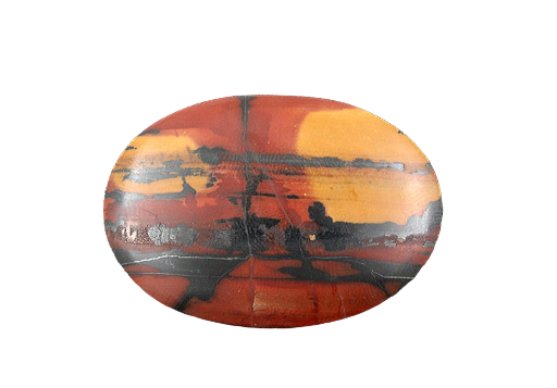 Indian Paint Stone cabochon
