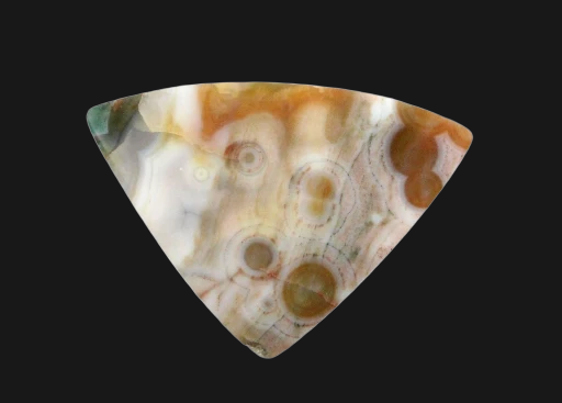 Hand cut Rare Ocean Jasper 