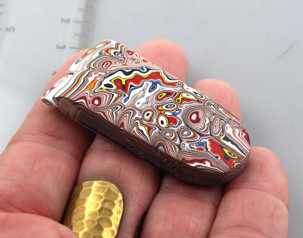 Huge Sculpted hand cut Kenworth Fordite