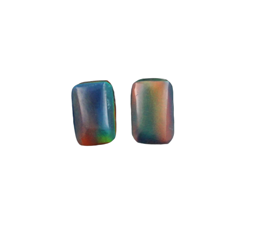 Aurora  Opal cabochons matched pair 