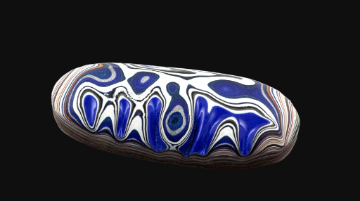  Sculpted hand cut Kenworth Fordite