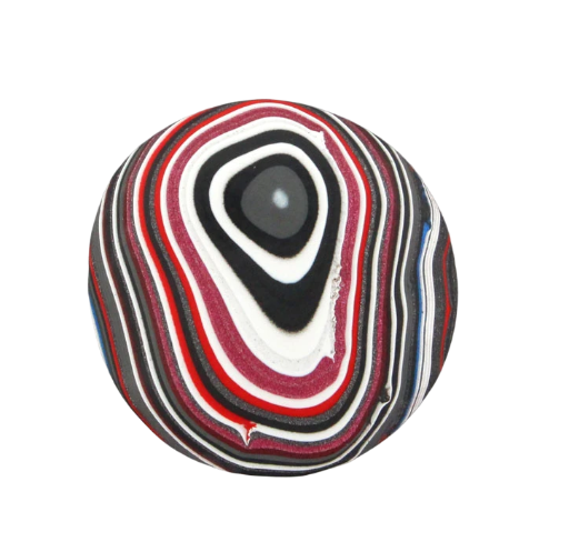Hand Cut Metallic Pink Jeep Fordite 
