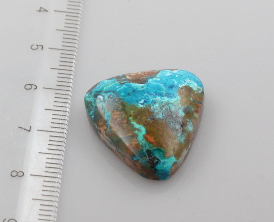 Peruvian Chrysocolla cabochon