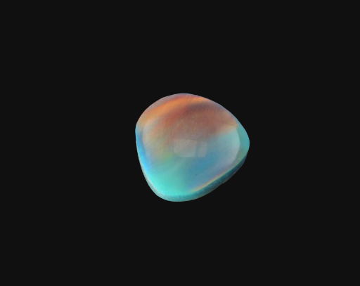 Aurora Opal cabochon