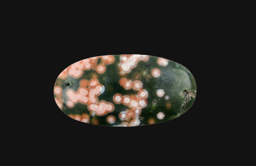 Hand cut Rare Red and green Ocean Jasper 
