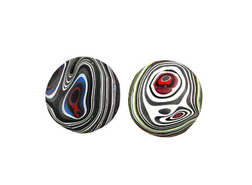 Fordite kenworth Pair of cabochons