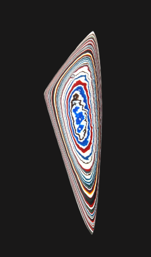  Huge  Hand Cut kenworth  Fordite 