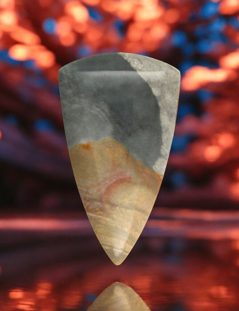 Large Misty Mountain Jasper cabochon