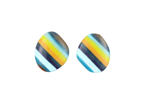 Surfite matched pair of cabochons