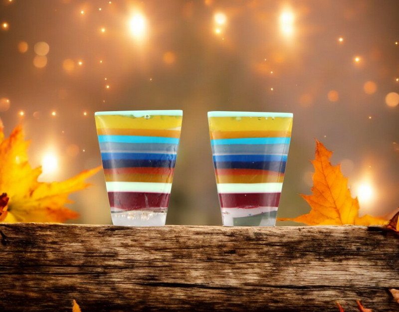 Surfite matched pair of cabochons