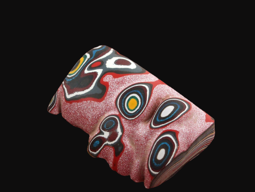  Sculpted hand cut Kenworth Fordite