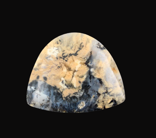 Indonesian River Plume Agate