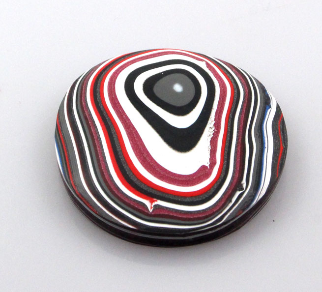 Hand Cut Metallic Pink Jeep Fordite 