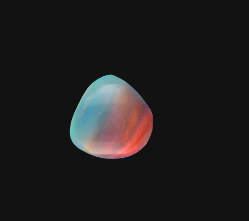 Aurora Opal cabochon