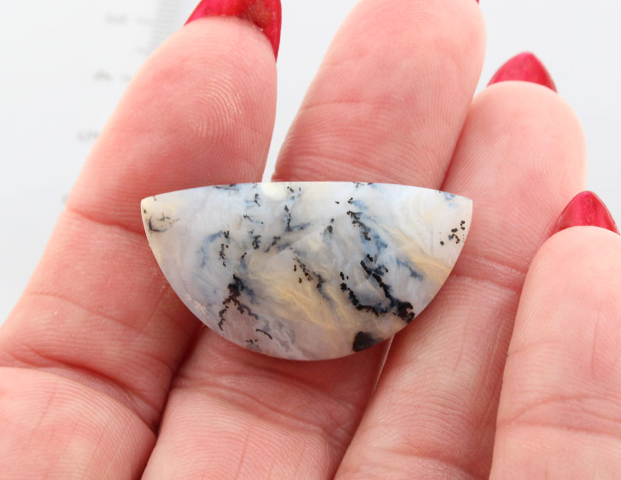 Indonesian River Plume Agate